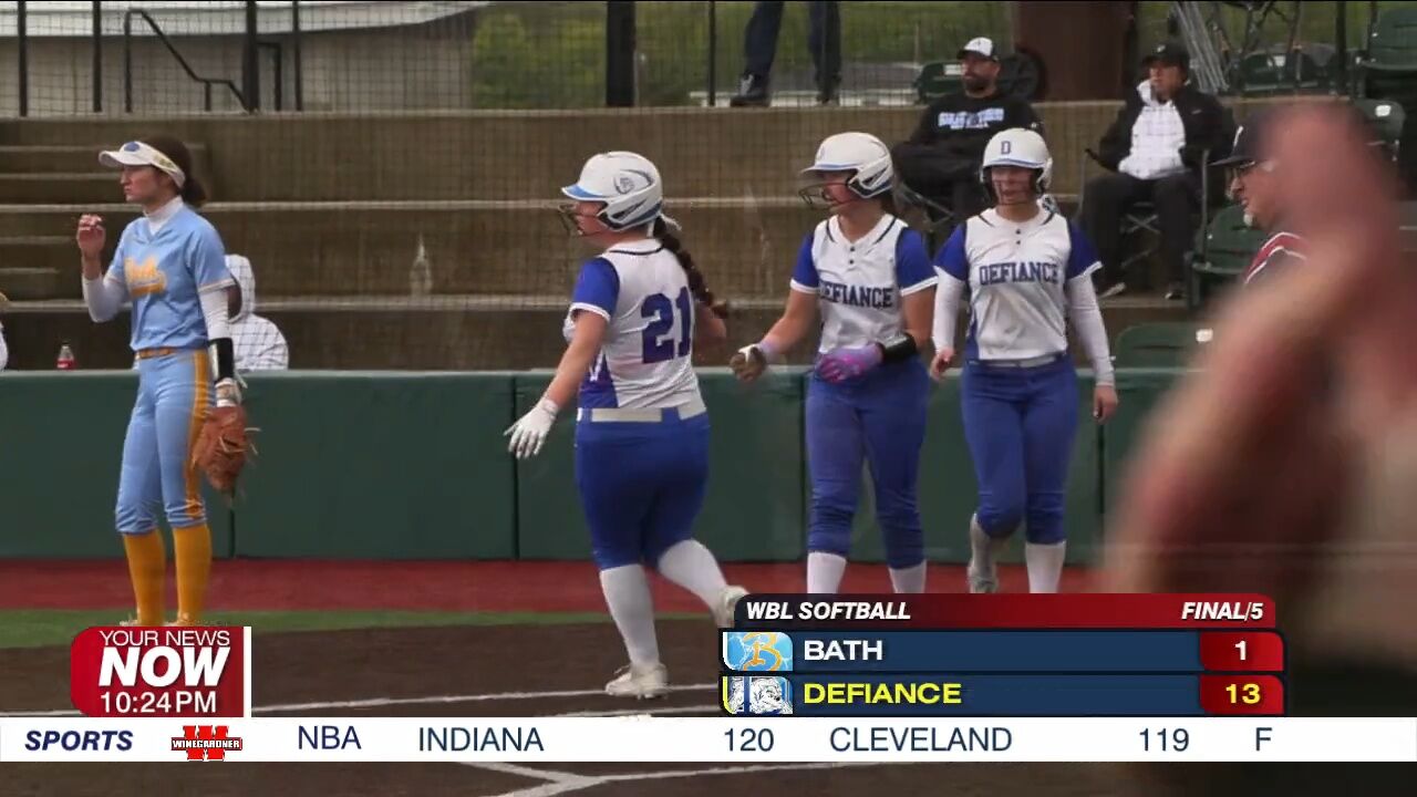 Defiance bats explode for seven-run 1st in win over Bath